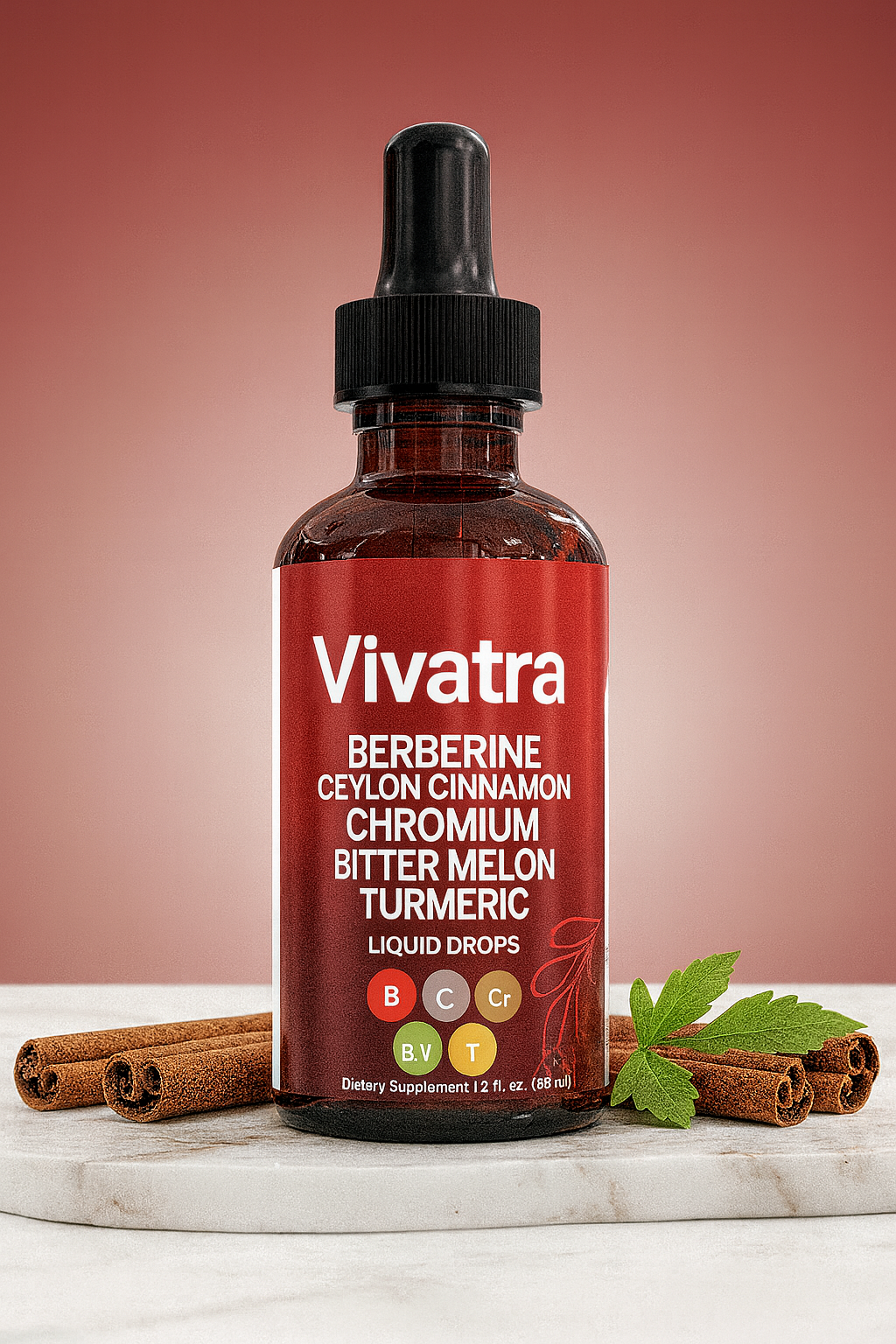 Berberine + Ceylon Cinnamon Regulator Drops (60mL)